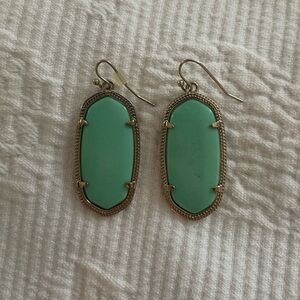 Kendra Scott Aqua drop earrings